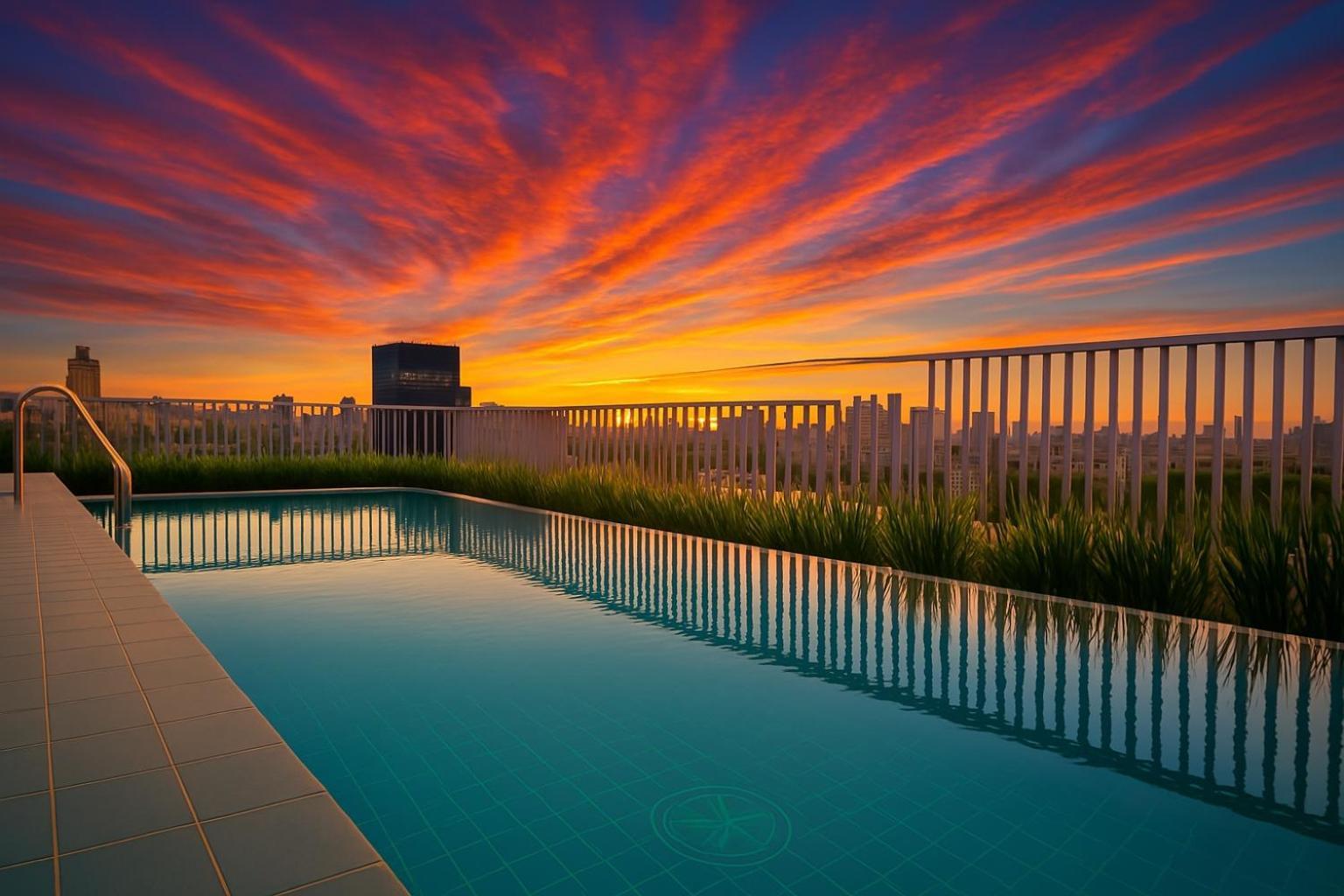 2307 - Infinity Pool Studio, Allianz Front, Fully Equipped & Modern ! Apartamento